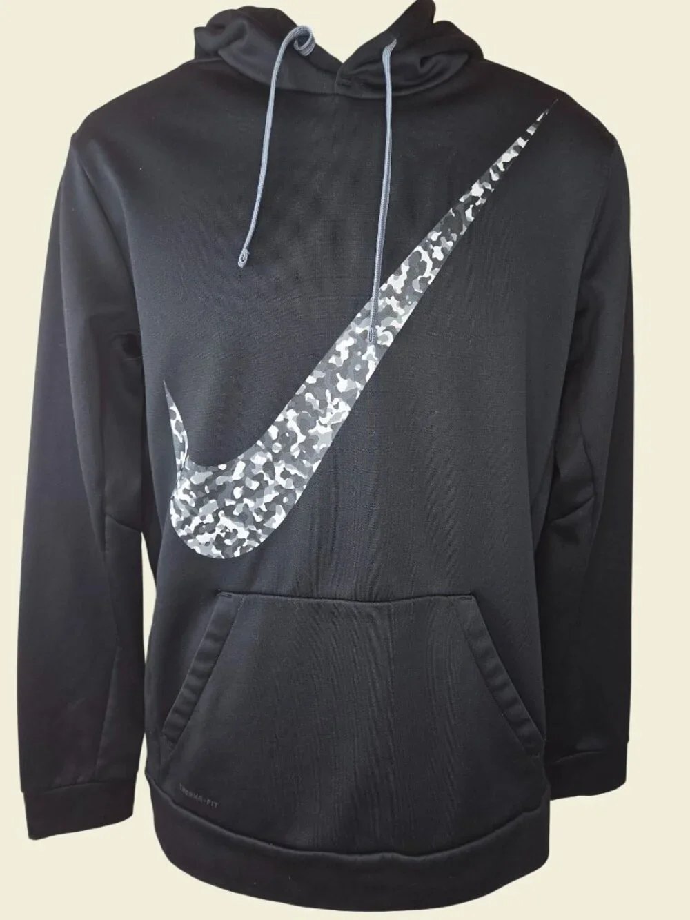 Nike Black Therma-Fit Pullover Hoodie Medium
